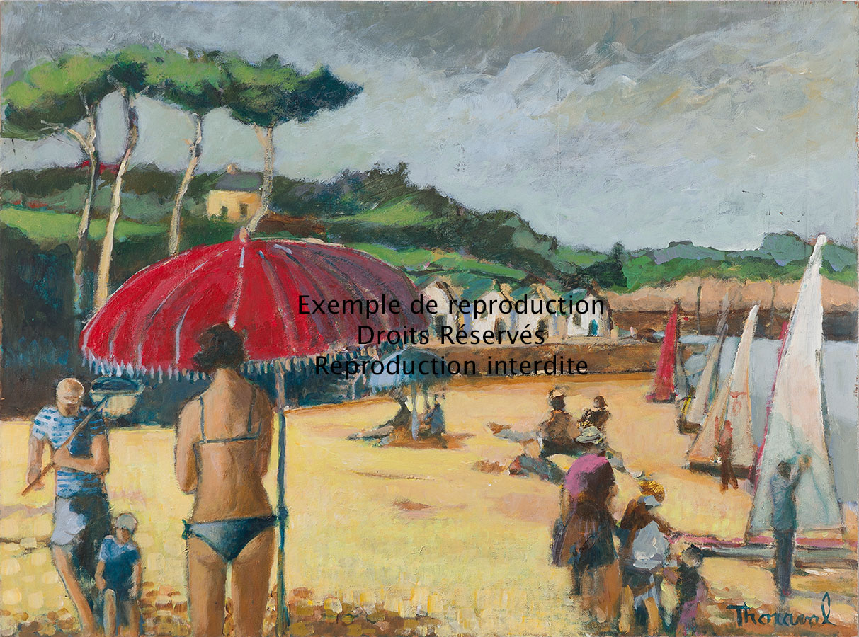 Le bel été - Toile 62x46  - THORAVAL