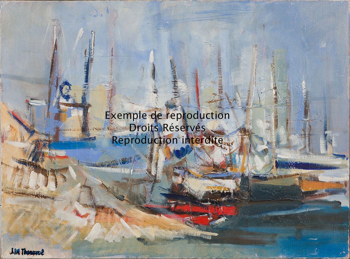 Marine à Tribord  - 74x54 - THORAVAL