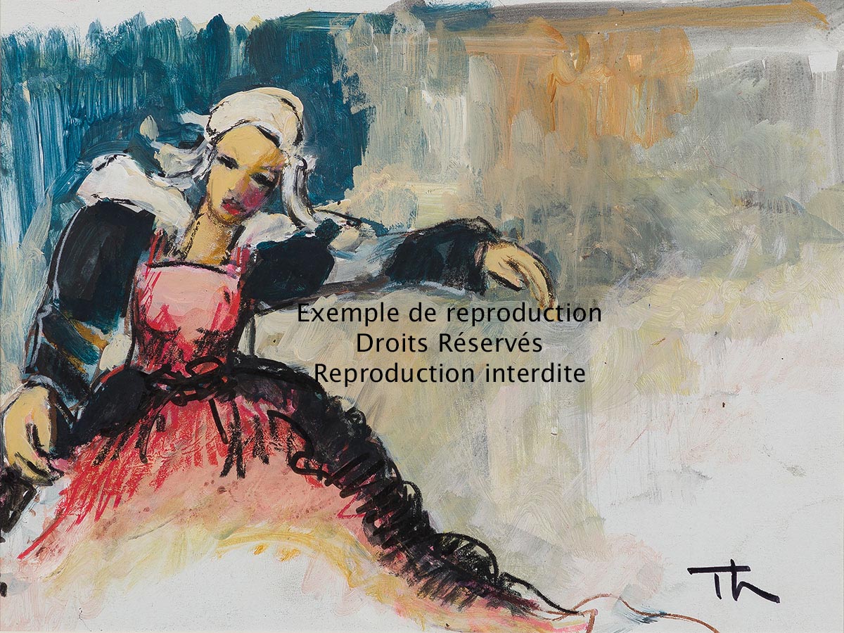 Saint Loup - Carton 40x30  - THORAVAL