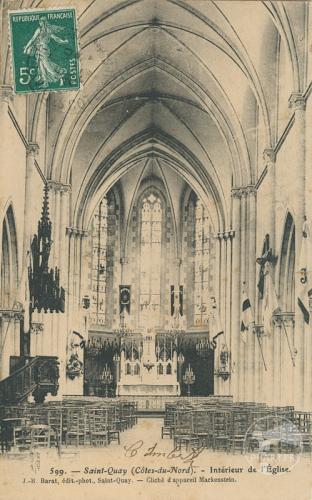 599 - Saint-Quay - Intérier de l'église