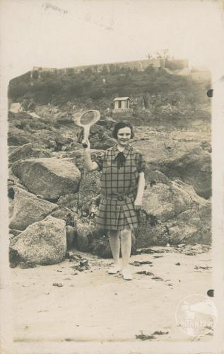 Saint-Quay-Portrieux - Pose sur la plage - aout 1927